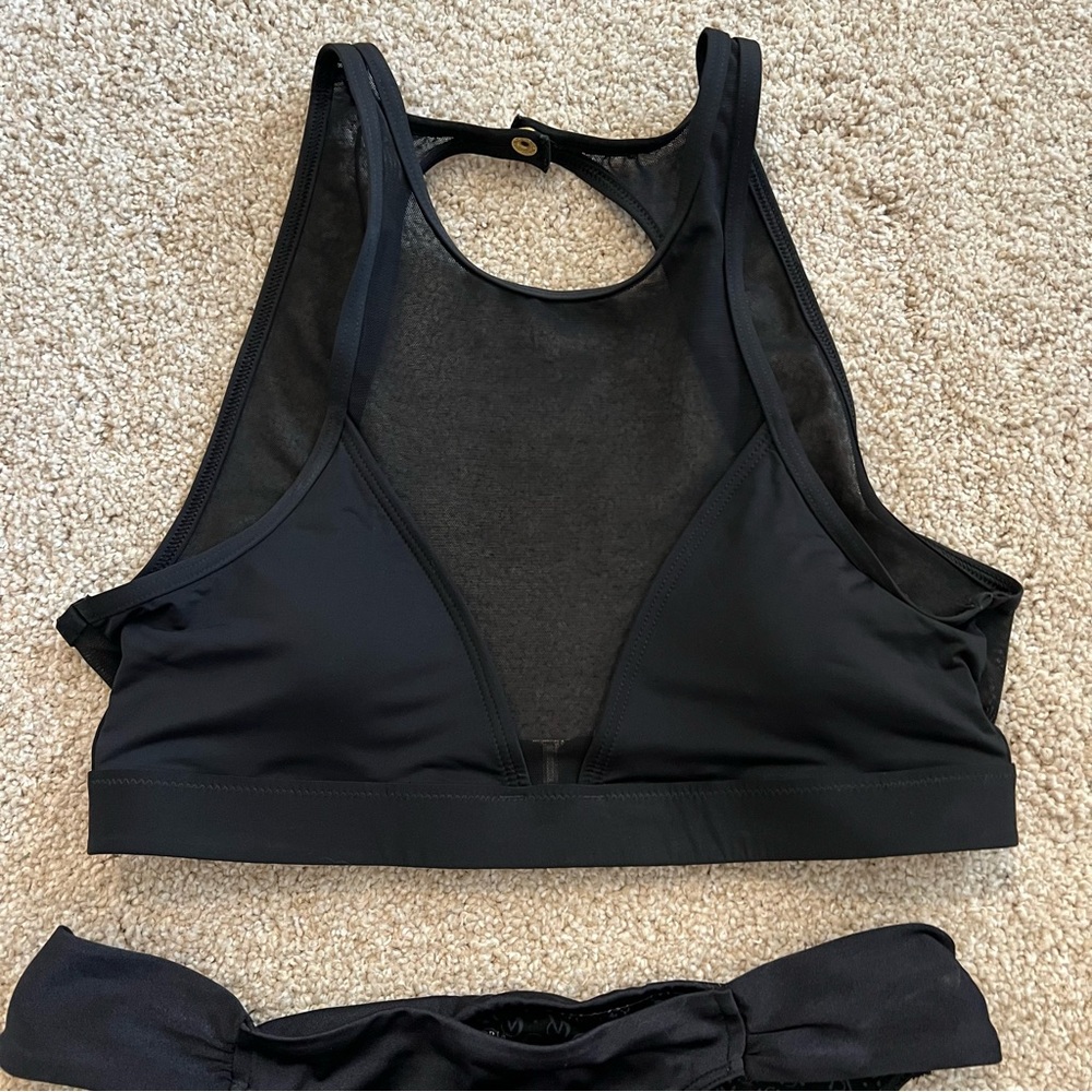 Victoria’s Secret Mesh Black Bikini Set
